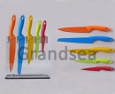Non-stick knife set